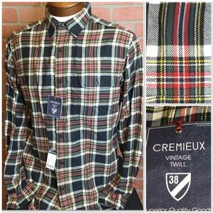 Cremieux vintage twill men’s shirt M XXL 3XT (3Q)